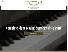 Tablet Screenshot of michiganpianomovers.com